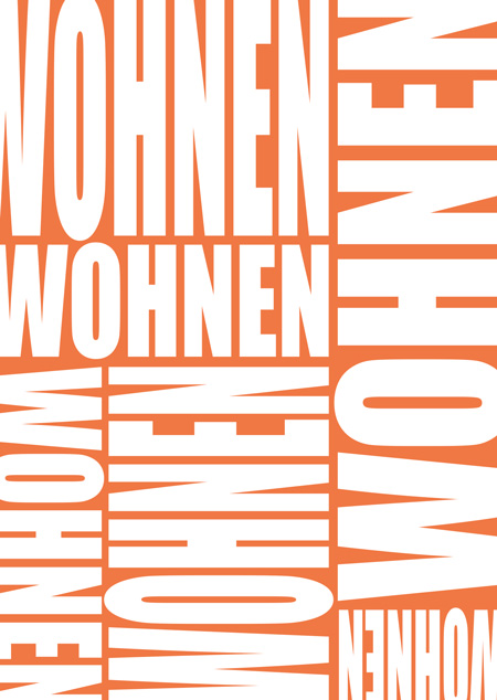 Postkarte Wohnen
